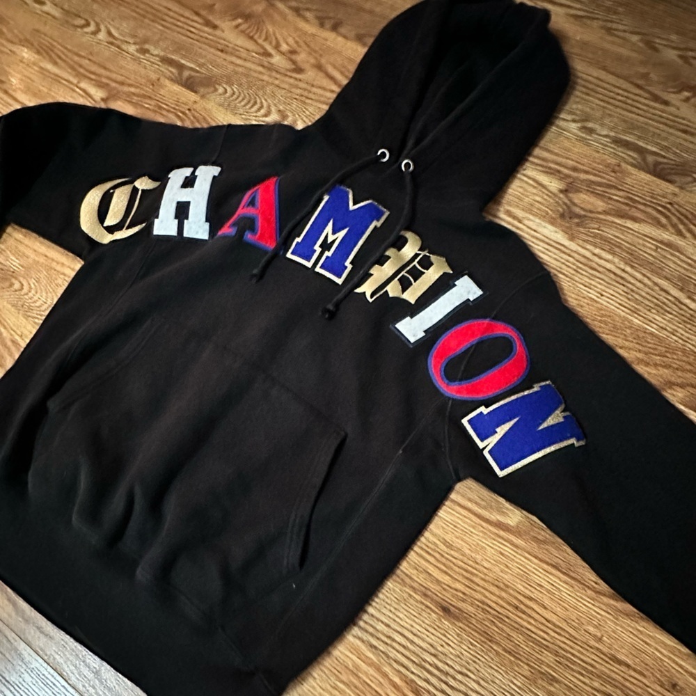 VINTAGE Champion Reverse Weave Hoodie Sweatshirt, Small